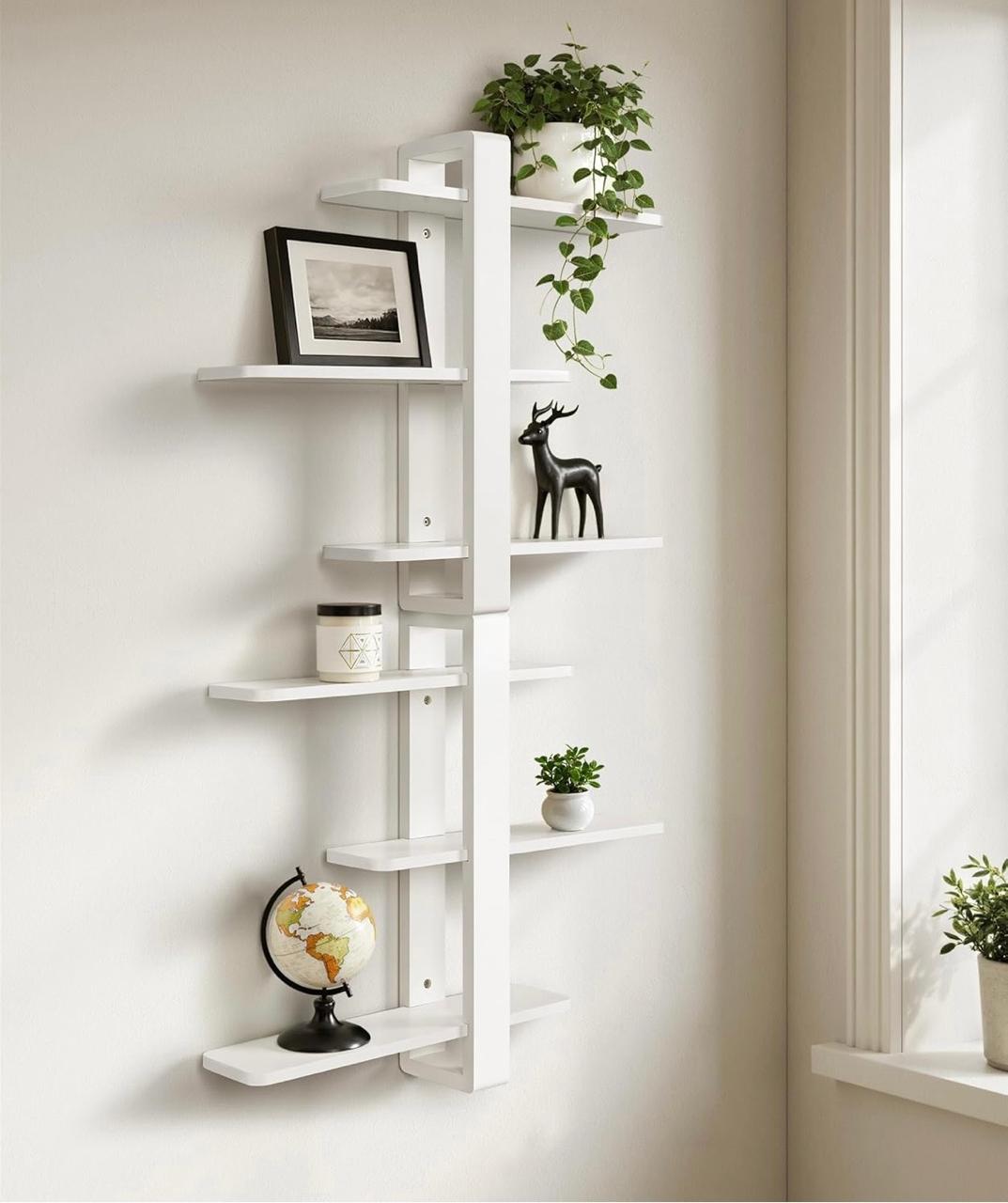 Modern Wooden Wall Shelf for Living Room | Decorative Floating Display Shelf - Image 17