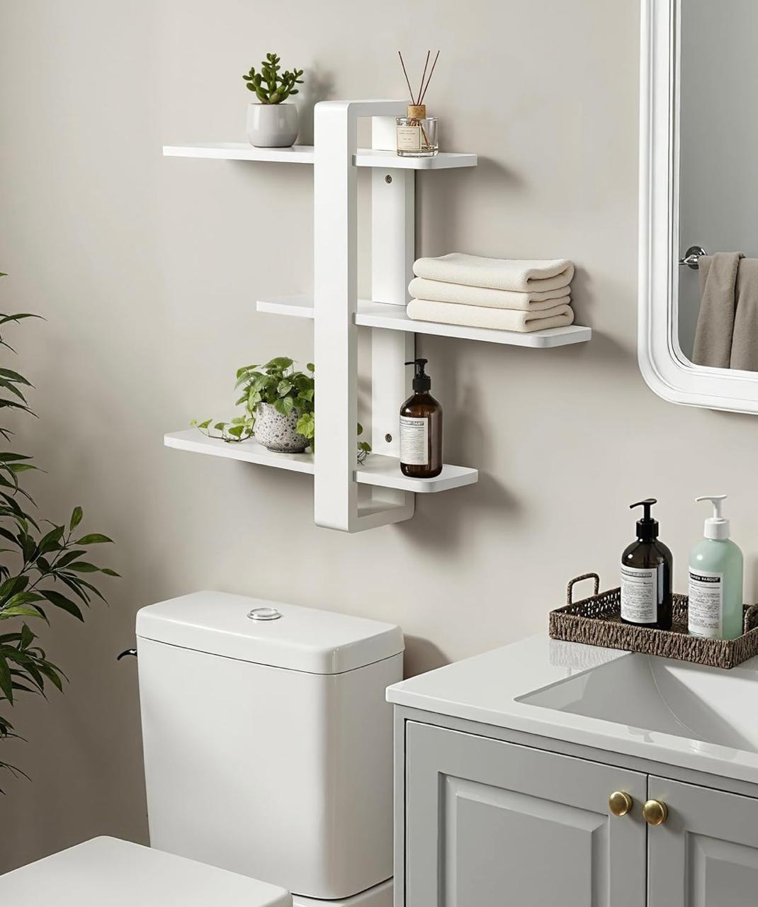 Modern Wooden Wall Shelf for Living Room | Decorative Floating Display Shelf - Image 16